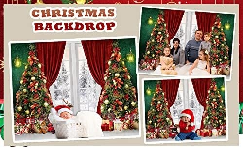 Christmas background Christmas window background photography Merry Christmas New Year background Christmas tree gift background Winter Merry Christmas Christmas tree background Christmas living room b